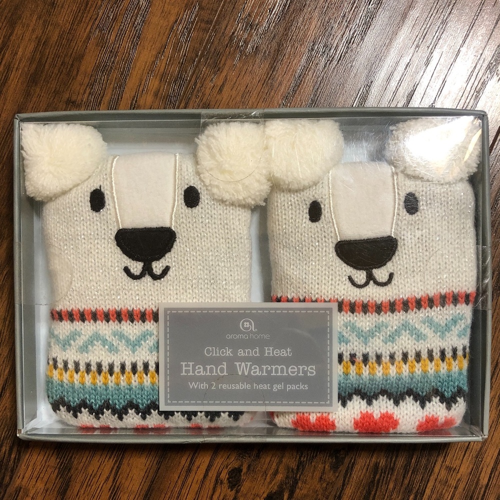 AROMA HOME Knitted Click & Heat Gel Reusable Polar